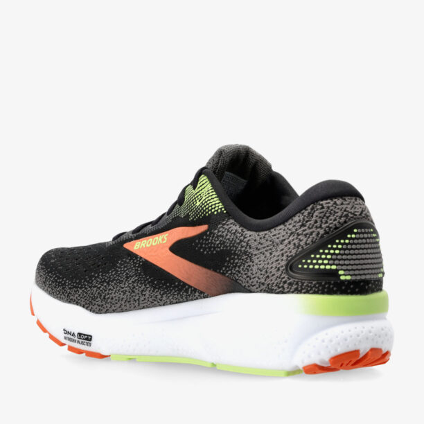 Preţ Pantofi alergare barbati Brooks Ghost 16 - black/mandarin red/green