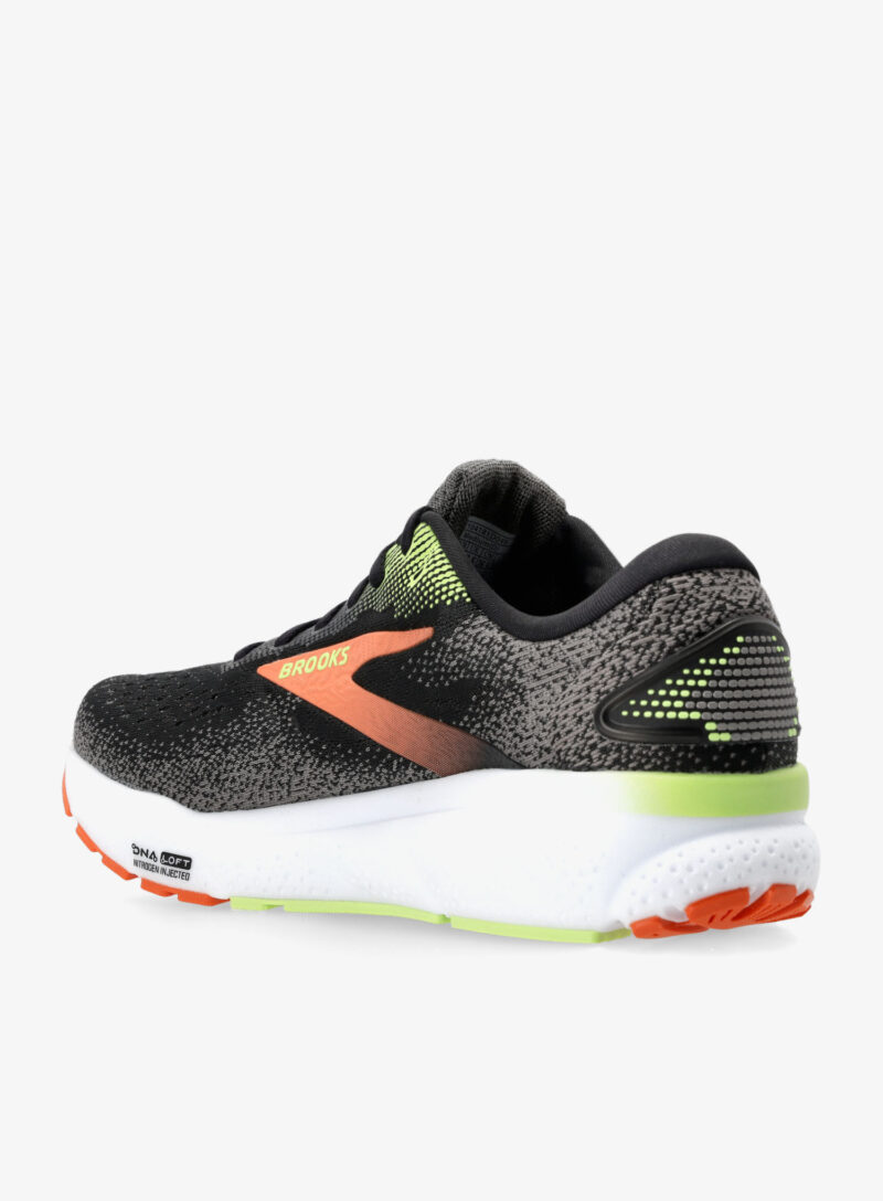 Preţ Pantofi alergare barbati Brooks Ghost 16 - black/mandarin red/green