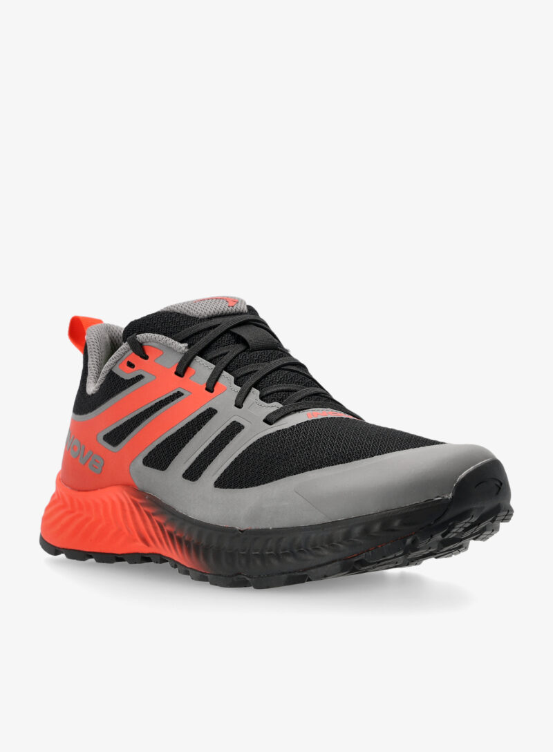 Cumpăra Pantofi alergare barbati Inov-8 TrailFly Standard - black/fiery red/dark grey