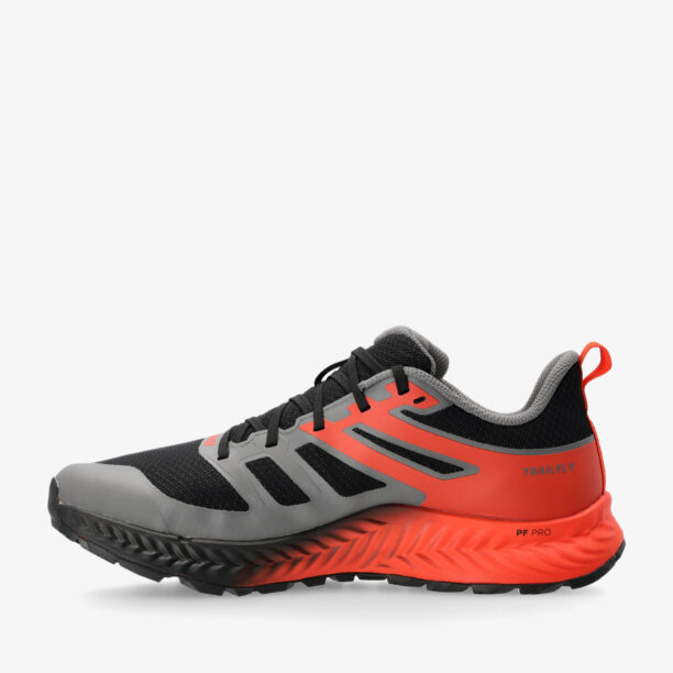 Original Pantofi alergare barbati Inov-8 TrailFly Standard - black/fiery red/dark grey