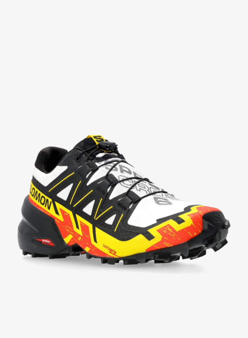 Cumpăra Pantofi alergare barbati Salomon Speedcross 6 - white/black/empyel