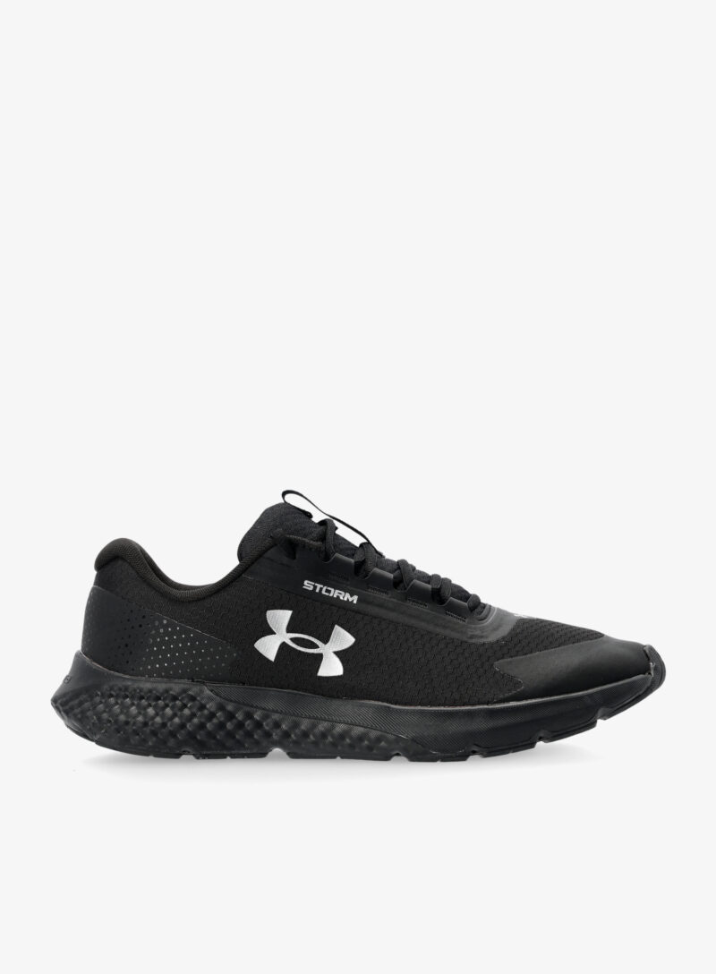 Pantofi alergare barbati Under Armour UA Charged Rogue 3 Storm - black/black/metallic silver