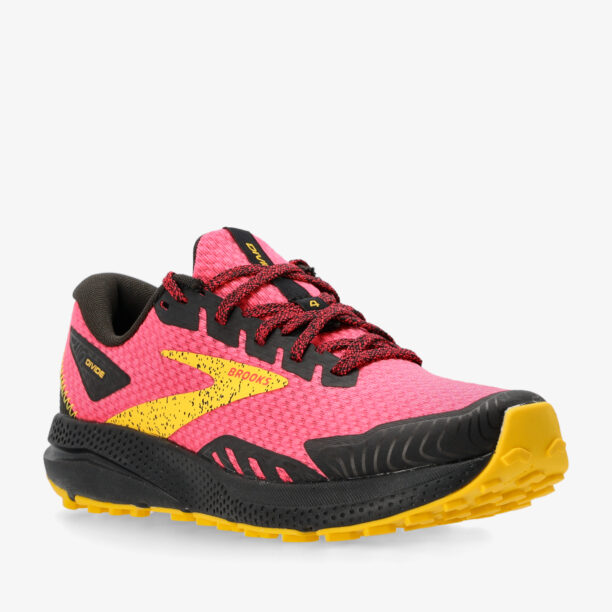 Cumpăra Pantofi alergare femei Brooks Divide 4 - diva pink/black/lemon