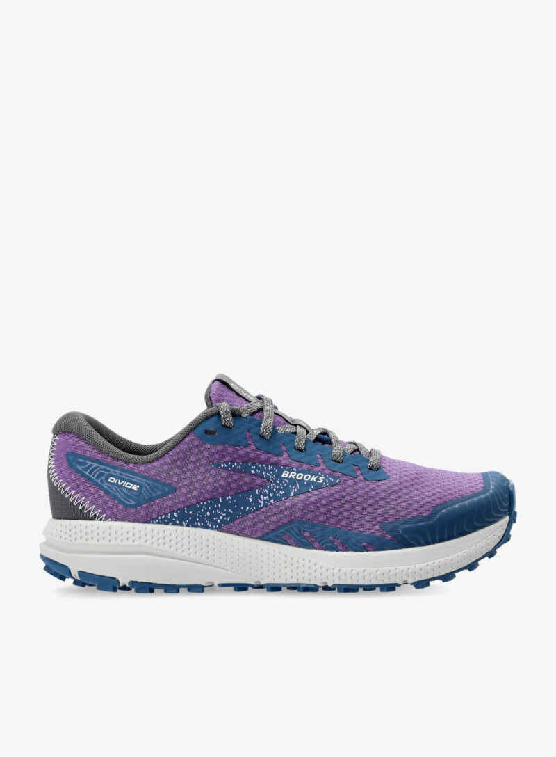 Pantofi alergare femei Brooks Divide 4 - purple/navy/oyster