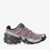 Pantofi alergare femei Salomon Speedcross 6 - moonscape/black/roses