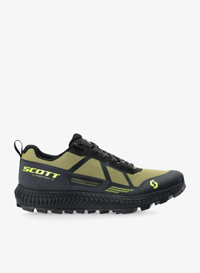 Pantofi alergare trail SCOTT SCO Supertrac 3 - mud green/black