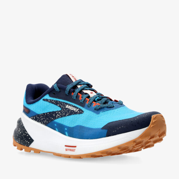 Cumpăra Pantofi alergare trail barbati Brooks Catamount 2 - peacoat/atomic blue/rooibos