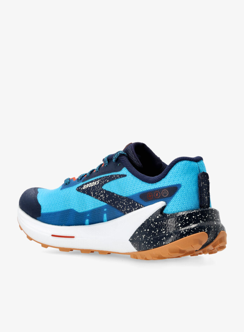 Preţ Pantofi alergare trail barbati Brooks Catamount 2 - peacoat/atomic blue/rooibos