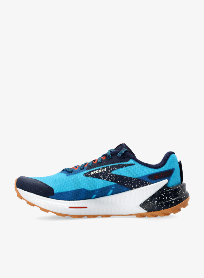 Original Pantofi alergare trail barbati Brooks Catamount 2 - peacoat/atomic blue/rooibos