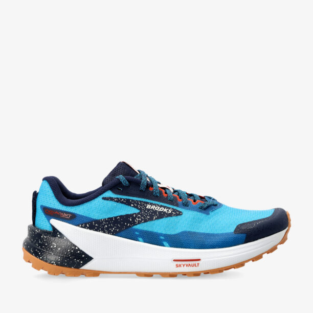 Pantofi alergare trail barbati Brooks Catamount 2 - peacoat/atomic blue/rooibos