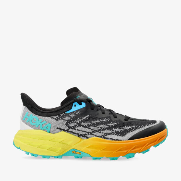 Pantofi alergare trail barbati Hoka Speedgoat 5 - black/evening primrose