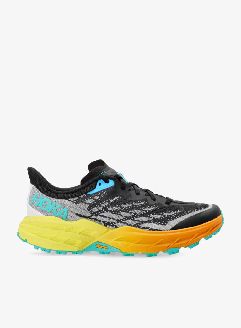 Pantofi alergare trail barbati Hoka Speedgoat 5 - black/evening primrose