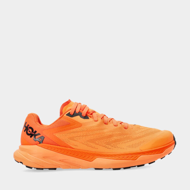 Pantofi alergare trail barbati Hoka Zinal - blazing orange