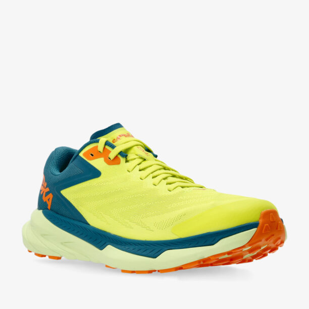 Preţ Pantofi alergare trail barbati Hoka Zinal - evening primrose/blue coral