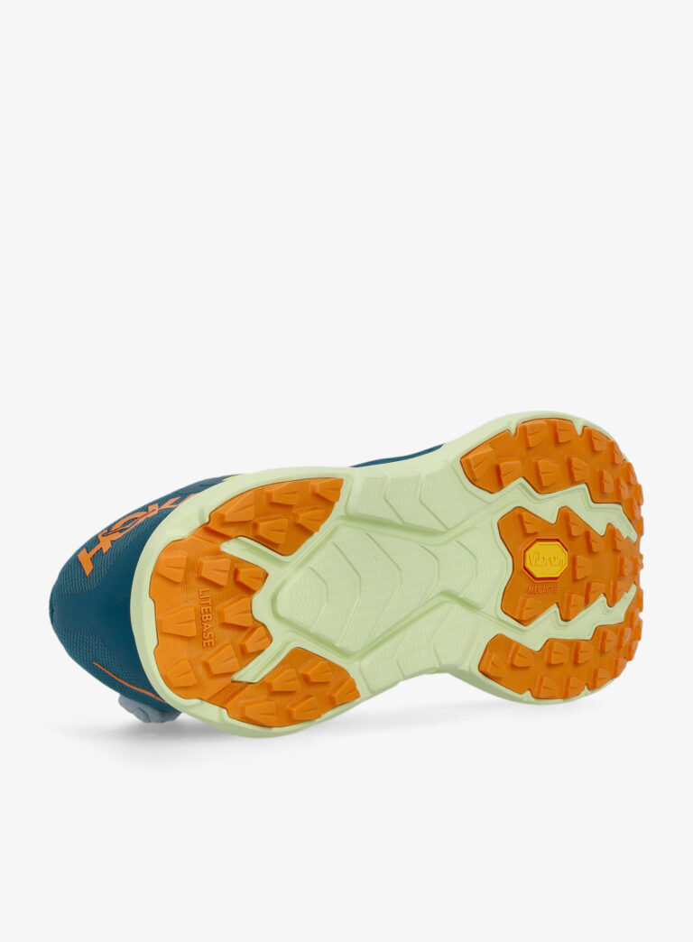 Original Pantofi alergare trail barbati Hoka Zinal - evening primrose/blue coral