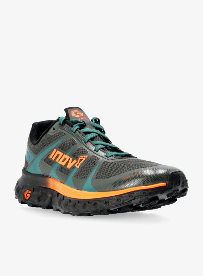 Cumpăra Pantofi alergare trail barbati Inov-8 Trailfly Ultra G 300 Max - olive/orange