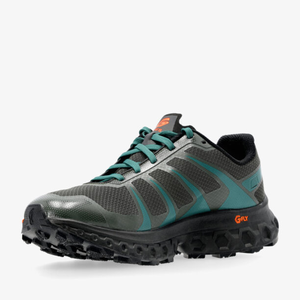 Original Pantofi alergare trail barbati Inov-8 Trailfly Ultra G 300 Max - olive/orange