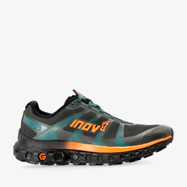 Pantofi alergare trail barbati Inov-8 Trailfly Ultra G 300 Max - olive/orange