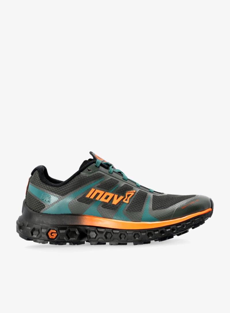 Pantofi alergare trail barbati Inov-8 Trailfly Ultra G 300 Max - olive/orange