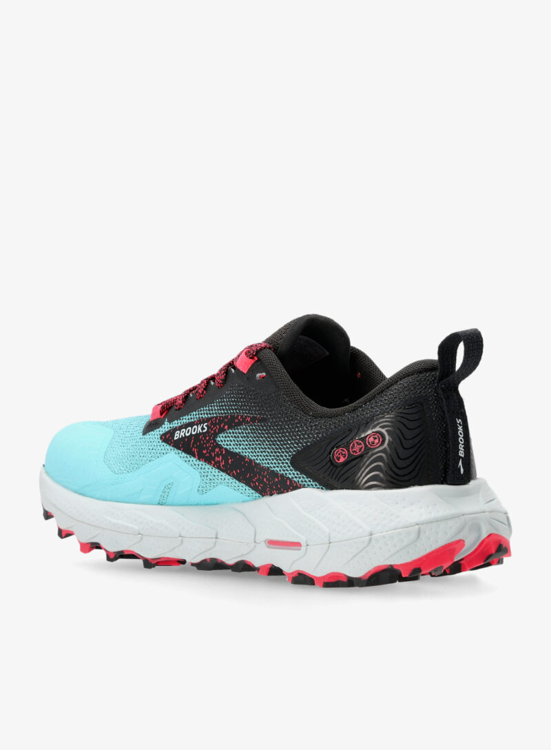 Original Pantofi alergare trail femei Brooks Cascadia 17 - bluefish/black/pink