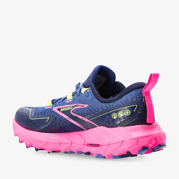 Preţ Pantofi alergare trail femei Brooks Cascadia 18 - grey blue/pink/sunny lime