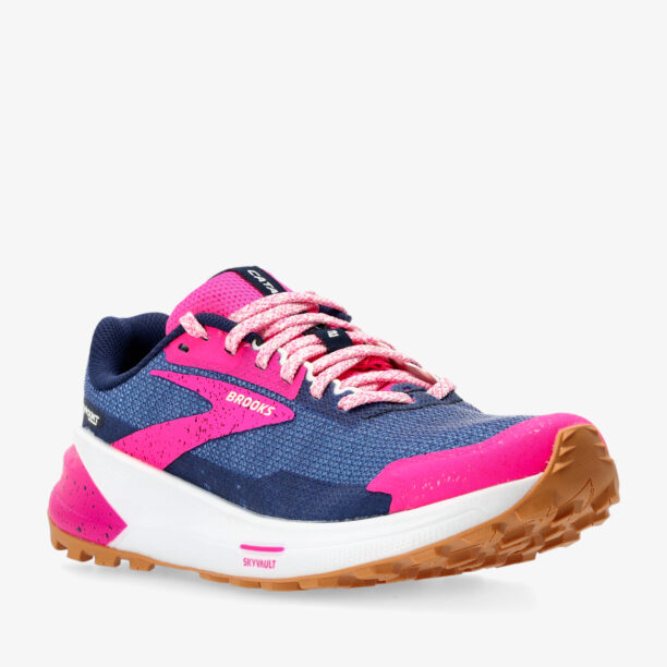 Cumpăra Pantofi alergare trail femei Brooks Catamount 2 - peacoat/pink/biscuit