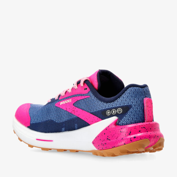 Preţ Pantofi alergare trail femei Brooks Catamount 2 - peacoat/pink/biscuit