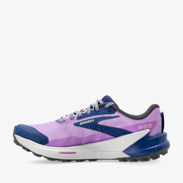 Original Pantofi alergare trail femei Brooks Catamount 2 - violet/navy/oyster