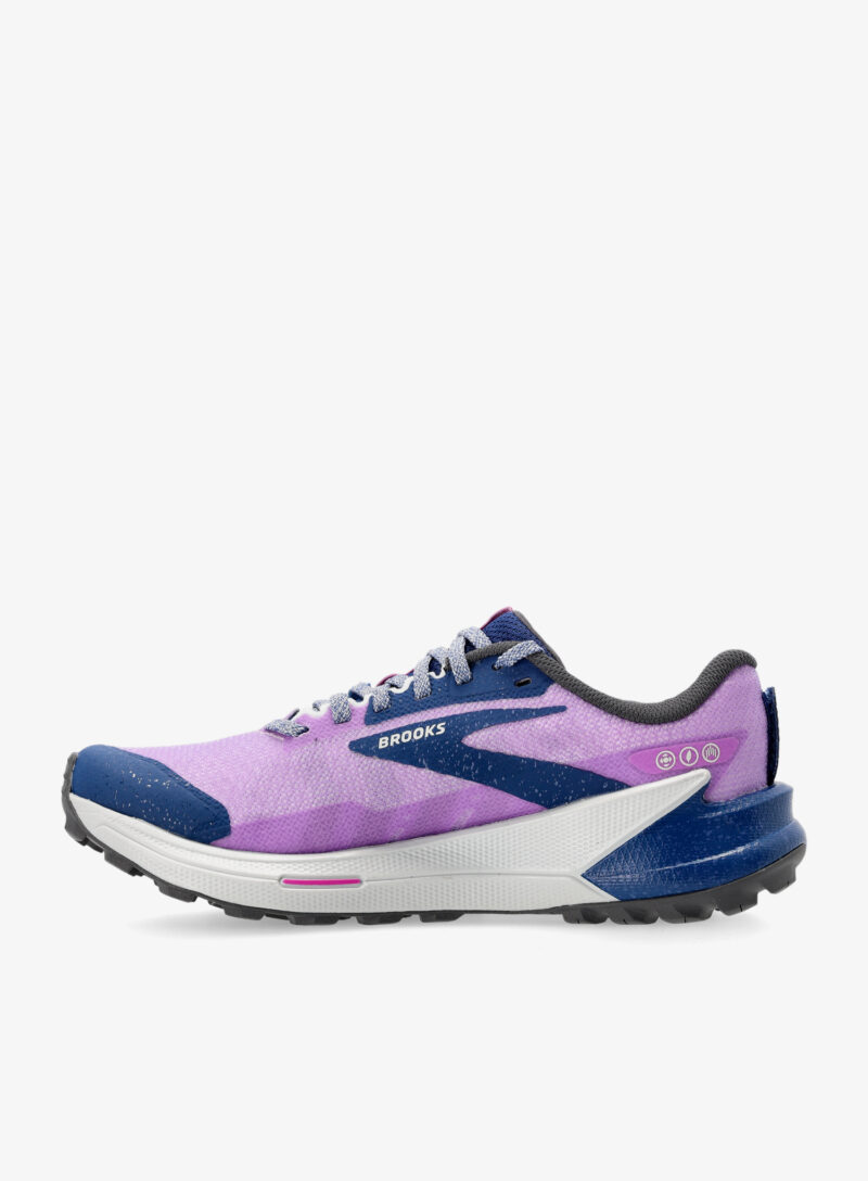 Original Pantofi alergare trail femei Brooks Catamount 2 - violet/navy/oyster