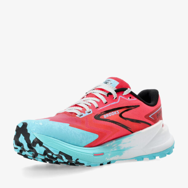 Preţ Pantofi alergare trail femei Brooks Catamount 3 - diva pink/bluefish/black