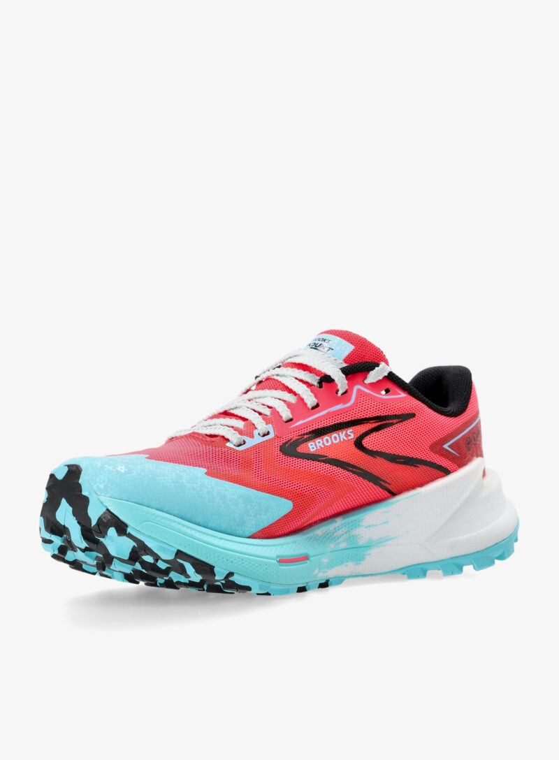 Preţ Pantofi alergare trail femei Brooks Catamount 3 - diva pink/bluefish/black