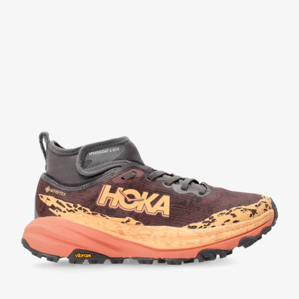 Pantofi alergare trail femei Hoka Speedgoat 6 Mid GTX - galaxy/guava