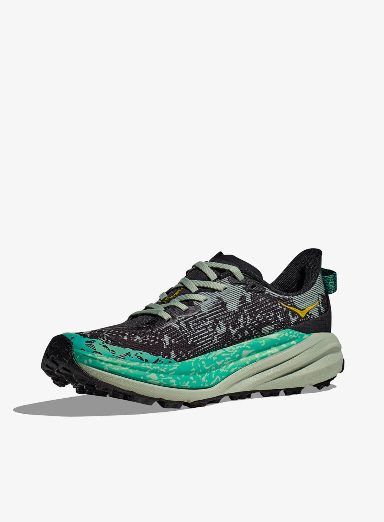 Preţ Pantofi alergare trail femei Hoka Speedgoat 6 - black/aloe vera