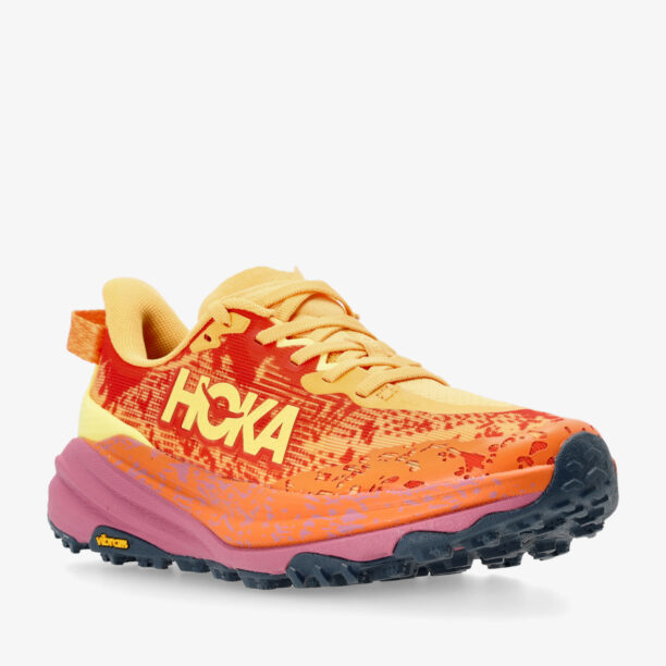 Cumpăra Pantofi alergare trail femei Hoka Speedgoat 6 - sherbet/beet root