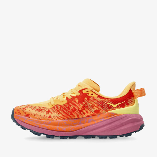 Original Pantofi alergare trail femei Hoka Speedgoat 6 - sherbet/beet root