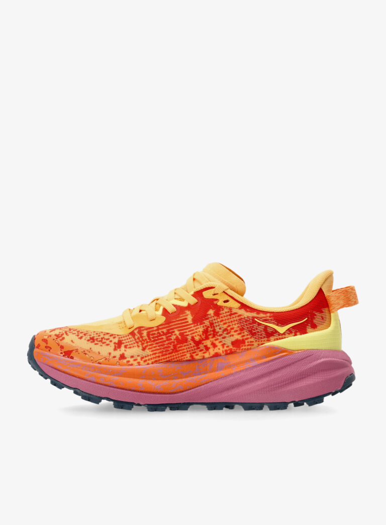 Original Pantofi alergare trail femei Hoka Speedgoat 6 - sherbet/beet root