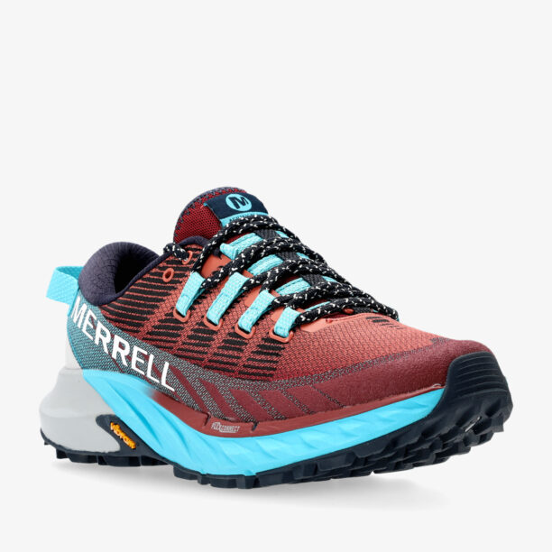 Cumpăra Pantofi alergare trail femei Merrell Agility Peak 4 - cabernet/atoll