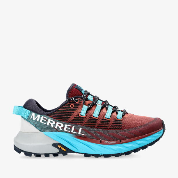 Pantofi alergare trail femei Merrell Agility Peak 4 - cabernet/atoll