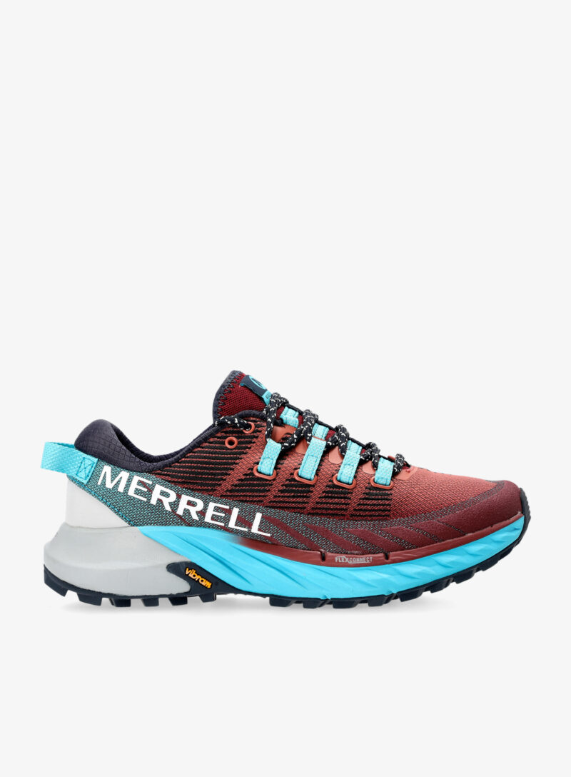 Pantofi alergare trail femei Merrell Agility Peak 4 - cabernet/atoll