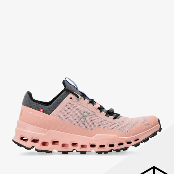 Pantofi alergare trail femei On Running Cloudultra - rose/cobalt