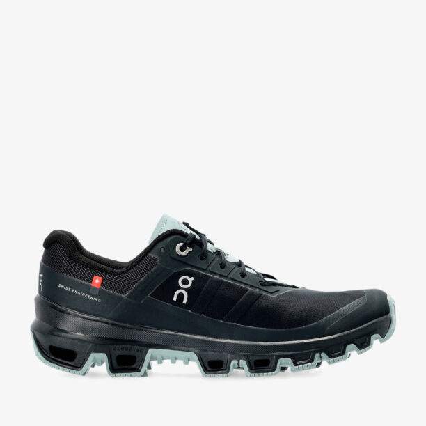 Pantofi alergare trail femei On Running Cloudventure - black/cobble