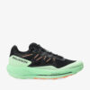 Pantofi alergare trail femei Salomon Pulsar Trail - black/green