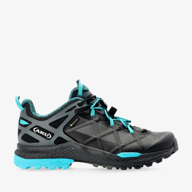 Pantofi drumetie femei AKU Rocket DFS GTX - black/turquoise