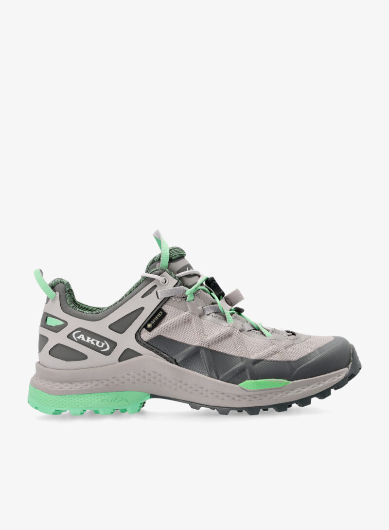 Pantofi drumetie femei AKU Rocket DFS GTX - grey/green