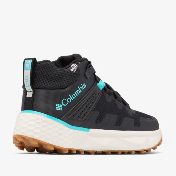 Cumpăra Pantofi drumetie femei Columbia Facet 75 Mid Outdry - black/bright aqua