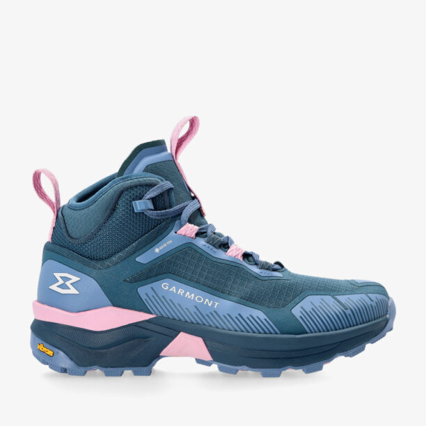 Pantofi drumetie femei Garmont 9.81 Engage Mid GTX - corsair blue/lavender rose