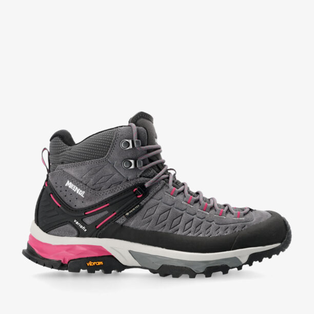 Pantofi drumetie femei Meindl Top Trail Mid Gtx - grey/magenta