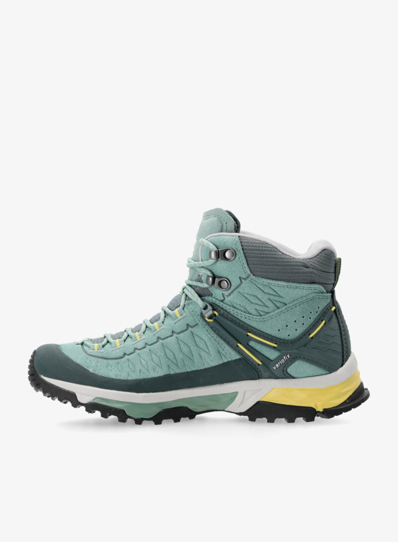 Original Pantofi drumetie femei Meindl Top Trail Mid Gtx - mint green/yellow