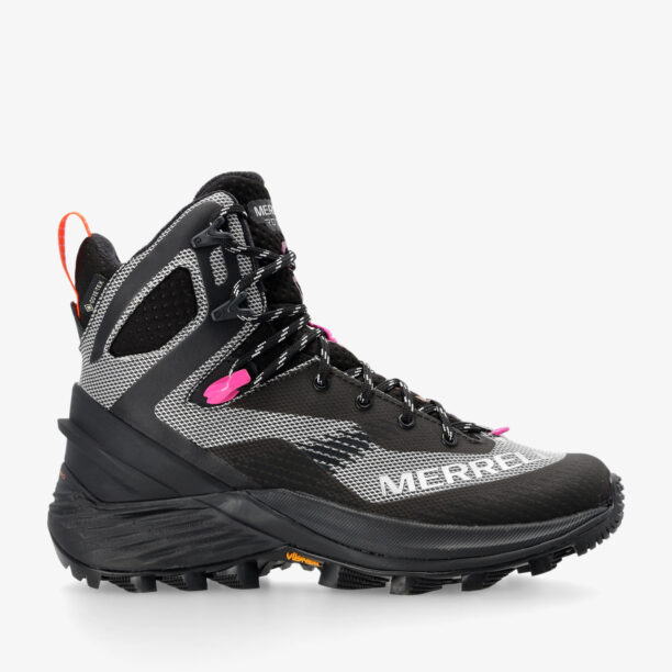 Pantofi drumetie femei Merrell Rogue Hiker Mid GTX - black/white