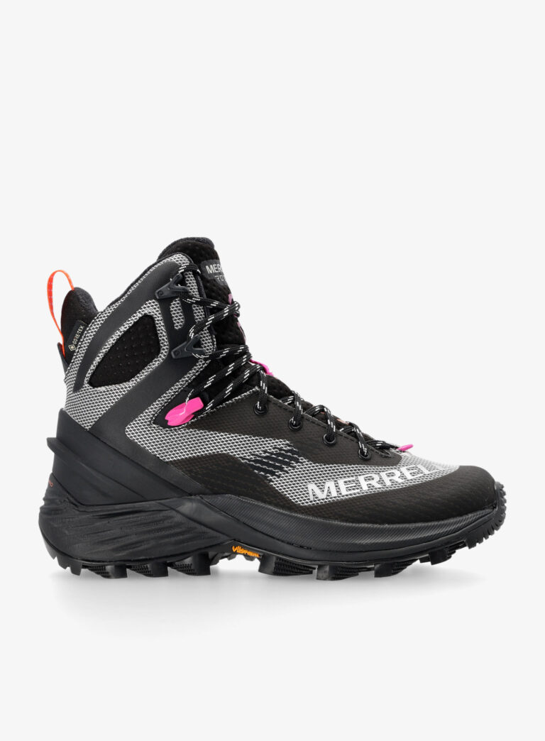 Pantofi drumetie femei Merrell Rogue Hiker Mid GTX - black/white